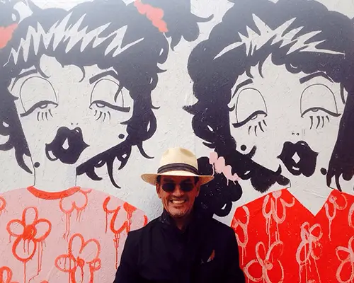 Dr. Aparicio de viaje en Chicago.