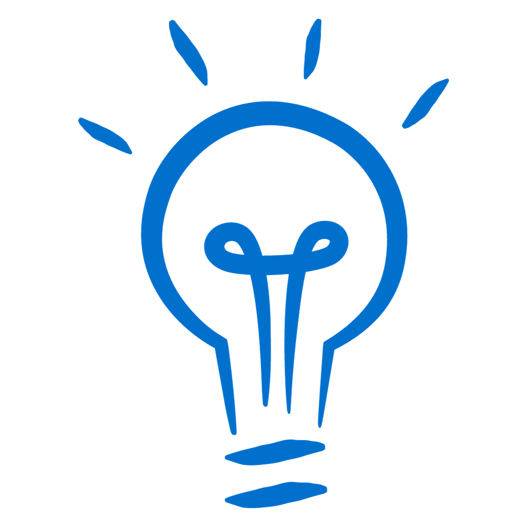 a lightbulb as an idea